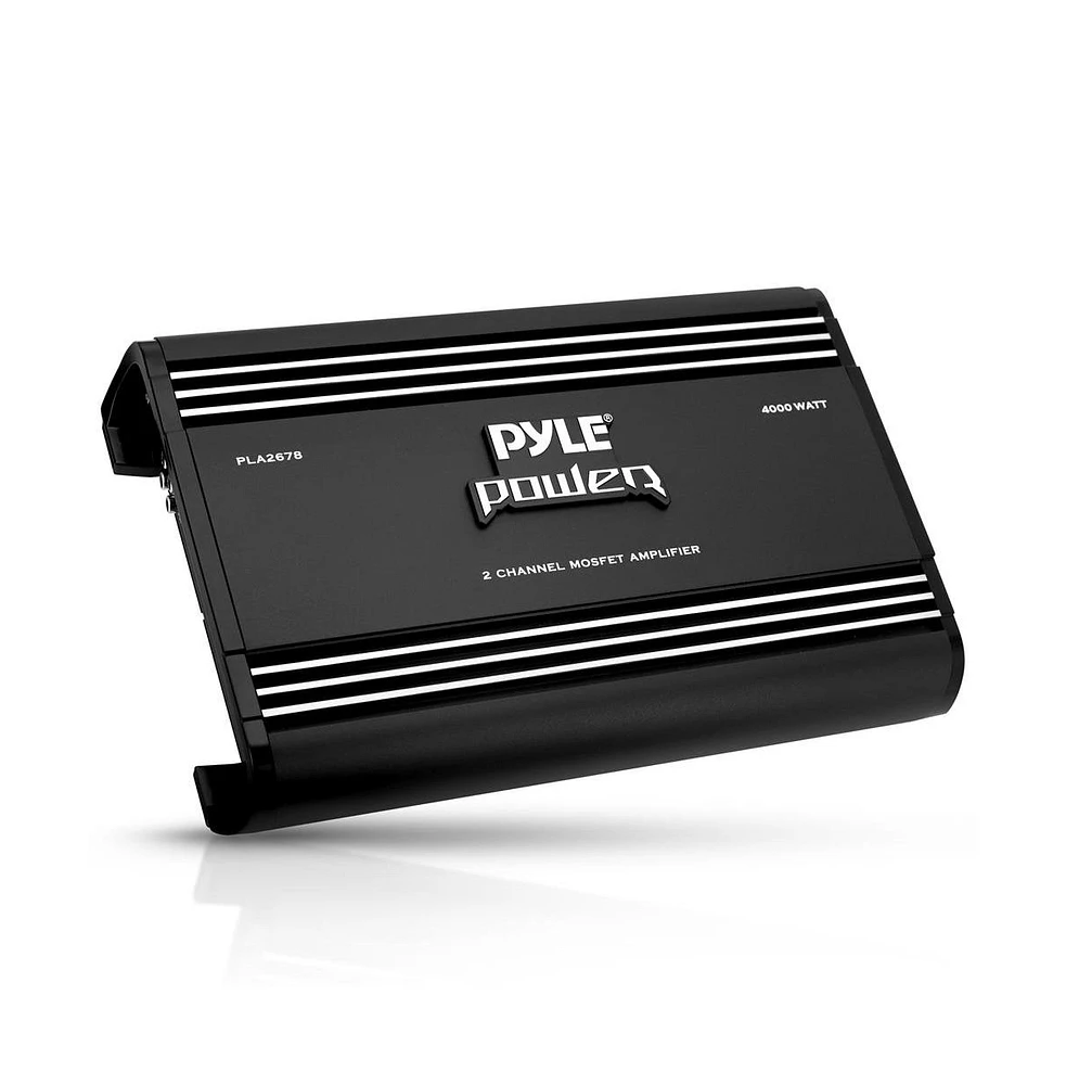 Pyle 2-Channel Bridgeable Mosfet Car Amplifier, 4000 Watts