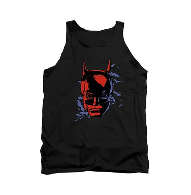 Batman Men's The Shadowed Headshot Adult Tank Top