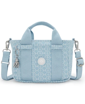 Kipling Ritta Mini Printed Denim Shoulder Bag