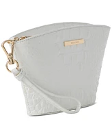 Brahmin Ariana Sea Salt White Melbourne Leather Clutch