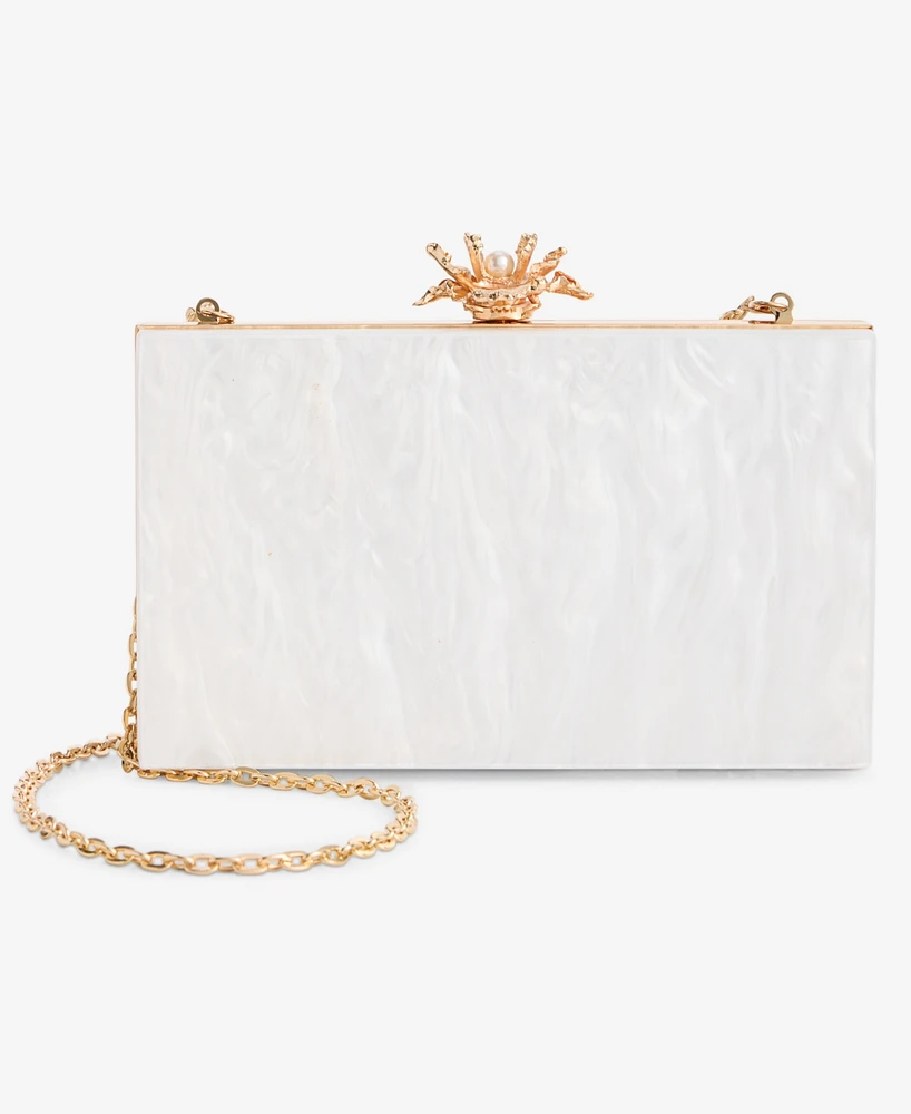 I.n.c. International Concepts Floral Mini Acrylic Clutch Crossbody, Exclusively at Macy's