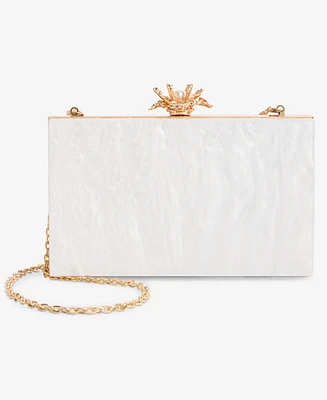 I.n.c. International Concepts Floral Mini Acrylic Clutch Crossbody, Exclusively at Macy's