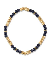 Jessica Simpson Multi-Color Beaded Bracelet Set with Evil Eye Charm - Boho Chic Stackable Bracelets