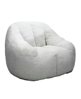 The Pop Home Comfy Bean Bag Chair with Memory Foam, Cozy Lounge for Dorm, Bedroom, Living Room-The