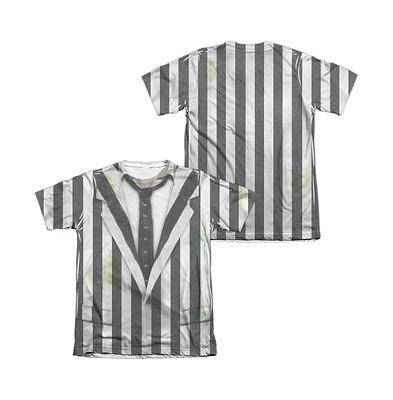 Beetlejuice Men's Suit (Front/Back Print) Adult Poly/Cotton Short Sleeve Tee / T-Shirt