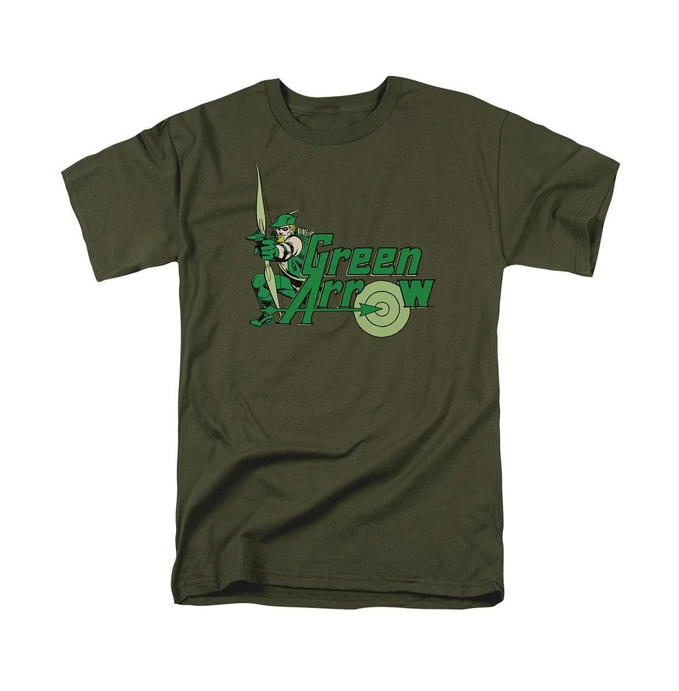 Dc Green Arrow Mens Dc Comics Green Arrow Green Arrow Short Sleeve Adult Tee / T-Shirt