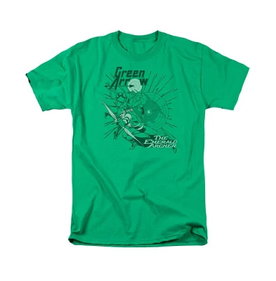 Dc Green Arrow Mens Comics The Emerald Archer Short Sleeve Adult Tee / T-Shirt