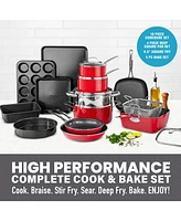 Granitestone 20-Piece Ultra-Durable Non-Stick Diamond Infused Cookware and Bakeware Set