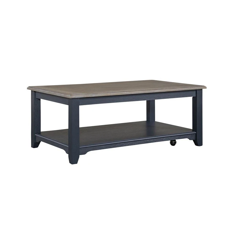 Liberty Furniture Rectangular Cocktail Table- Navy