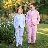 Hope & Henry Boys' Organic Seersucker Suit Pant