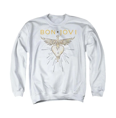 Bon Jovi Men's Greatest Hits Adult Crewneck Sweatshirt