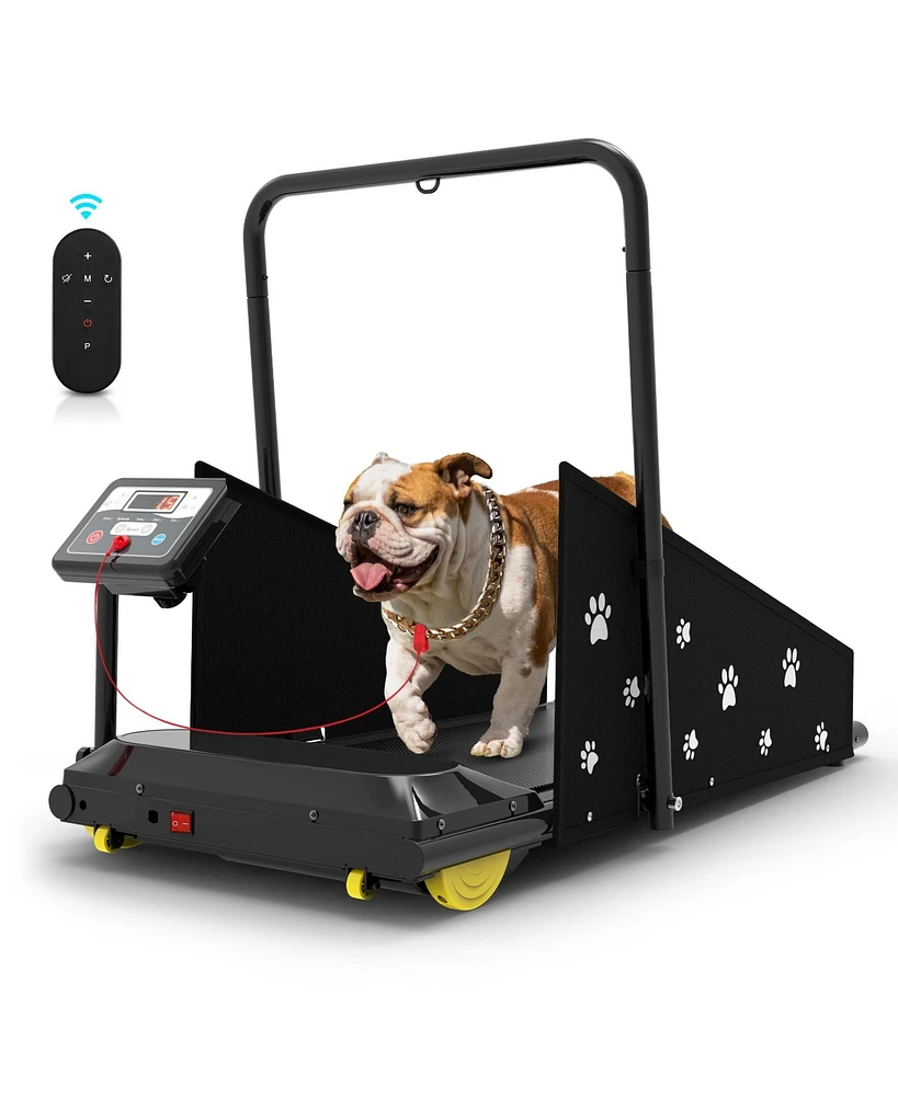 Redliro Dog Treadmill, Indoor Pet Fitness Machine for Small & Medium Dogs, 265LB Capacity, Lcd Display & Remote