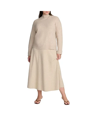 Eloquii Plus Elements Maxi Sweater Skirt