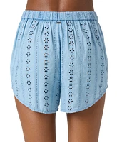 O'Neill Women's Cotton Pam Eyelet Cover-Up Shorts