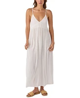 O'Neill Women's Saltwater Solids Mel V-Neck Maxi Dress
