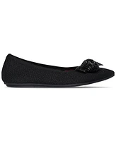 Skechers Women's Cleo Point Bow - Shimmery Shine Skimmer Flats from Finish Line