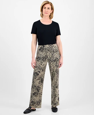 Jm Collection Petite Knit Pants, Exclusively at Macy's