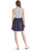 Steve Madden Women's Lyon Striped Fit & Flare Mini Dress