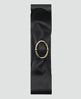 Mango Women's Leather Obi Belt