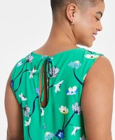 On 34th Trendy Plus Floral Midi Slip Dress, Exclusively at Macy's