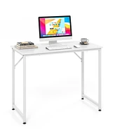 Gouun L Shaped Computer Desk and Writing Workstation for Home and Office