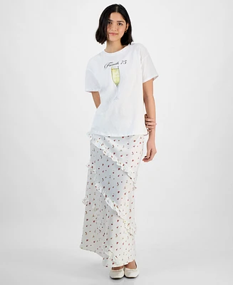 And Now This Women's Cotton Printed-Graphic Tee, Exclusively at Macy's