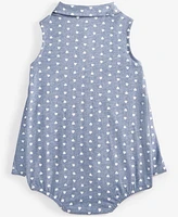 First Impressions Baby Girls Heart-Print Skirted Sunsuit, Exclusively at Macy's