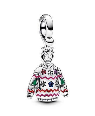 Pandora Sterling Sliver Christmas Sweater Dangle Charm