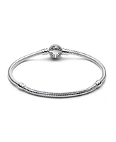 Pandora Sterling Silver North Star Clasp Snake Chain Bracelet