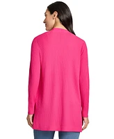 Jones New York Women's Long-Sleeve Side-Slit Cardigan Sweater