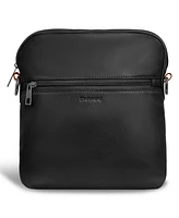 Onyx Leather Cross Body Bag