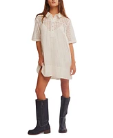 Free People Women's Remino Eyelet Mini Dress