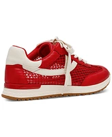 Dv Dolce Vita Women's Joque Mesh Sporty Retro Lace-Up Sneakers