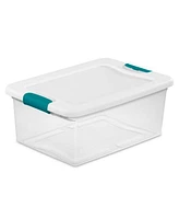 Sterilite 15 Qt Stackable Storage Boxes & 6 Qt Organizing Bins, 12 Pack Each