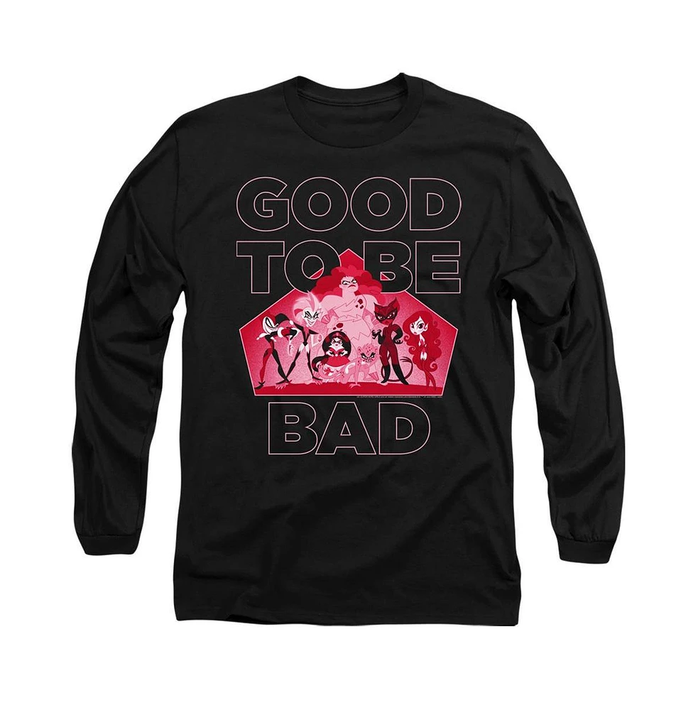 Dc Superhero Girls Men's Comics Good To Be Bad Long Sleeve Adult Tee / T-Shirt