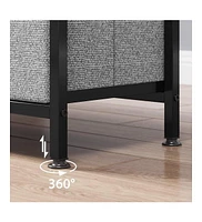 gaomon Dresser Tv Stand for Bedroom,TV Console with Drawers, 2 Drawers Entertainment Center with Open Shelf, Media Console for 50 Inch TV, Dresser wit