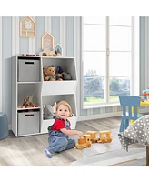 Gouun Kids Toy Storage Cabinet with Shelves