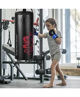 Kuyotq 2 Feet Kids Gloves Skipping Rope Boxing Set