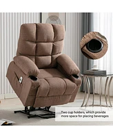 Boyel Living Power Lift Recliner Chair Recliners for Elderly with Heat and Massage