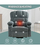 Boyel Living Power Lift Recliner Chair Recliners for Elderly with Heat and Massage Recliner Chair