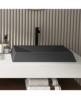 Casainc Rectangular Vessel Bathroom Sink