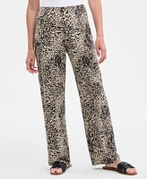 Jm Collection Women's Printed Pull-On Pants, Exclusively at Macy's