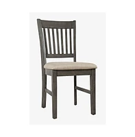 Jofran Rustic Shores Coastal Style Upholstered Desk Chair