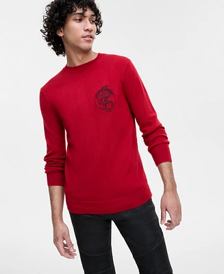 A|X Armani Exchange Men's Lunar New Year Graphic Sweater