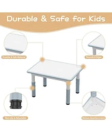 gaomon Adjustable Kids Table & 4 Ergonomic Chairs Set