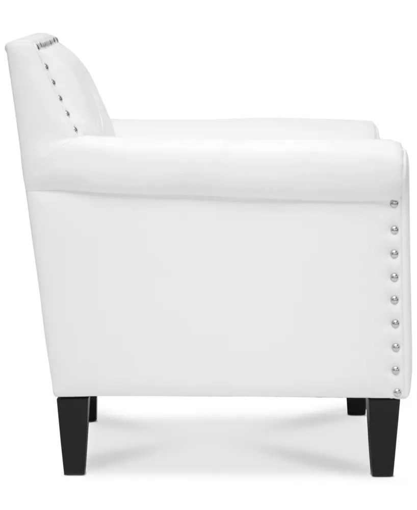 Antonia Faux Leather Accent Chair