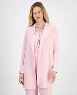 Kasper Women's Draped Open-Front Jacket