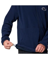 Columbia Men's Navy Penn State Nittany Lions Flanker Iv Fleece Raglan Full-Zip Jacket