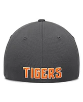 Top of the World Men's Charcoal Clemson Tigers Reflex Logo Flex Hat