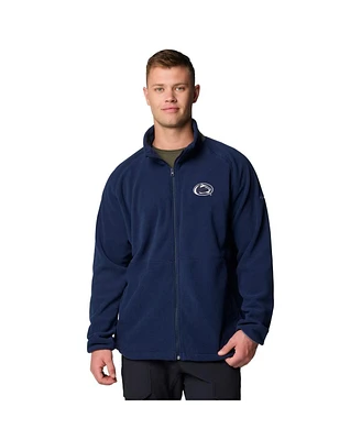 Columbia Men's Navy Penn State Nittany Lions Flanker Iv Fleece Raglan Full-Zip Jacket